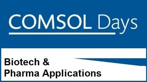 Logo: COMSOL Days: Biotech & Pharma Applications