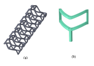 Isometric View of the PLLA Stent