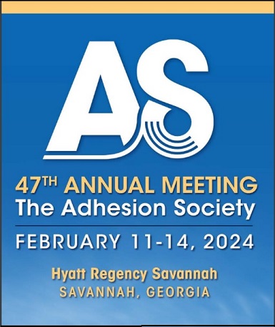 Logo for Adhesion Society's Annual Meeting 2024