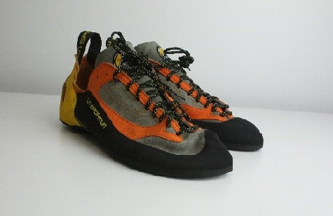 Veryst tested the outsole rubber in the Vibram XS Edge rubber (in a La Sportiva shoe)