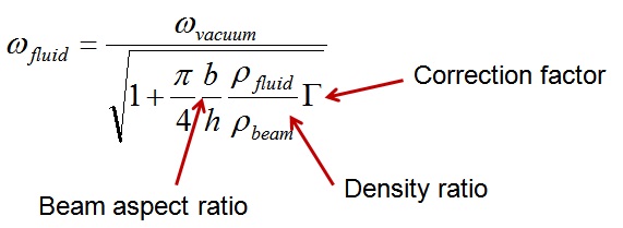 Immersed Beam Analytical Solution