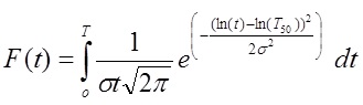 Lifetime Predictions Lognormal Distribution