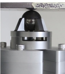 Image of test fixture for testing small and micro samples