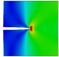 Stress field around a crack tip