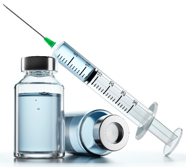 Image of needle and medicine bottle