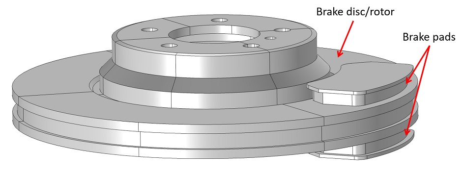 Wear on Disk Brakes--Model