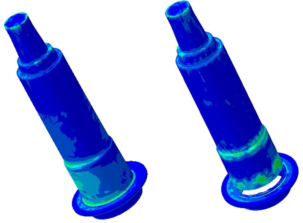 Bottle Impact Failure and Material Modeling Veryst Engineering