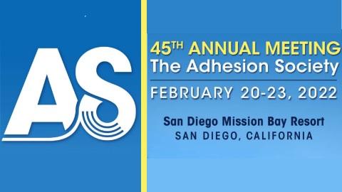 Adhesion Society logo and conference date