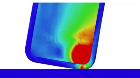 Cell Phone Drop Contours