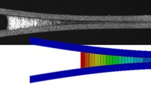 Testing and cohesive zone modeling of an adhesive