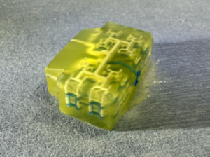 3D-printed implantable liver device. Courtesy 3D BioLabs LLC.